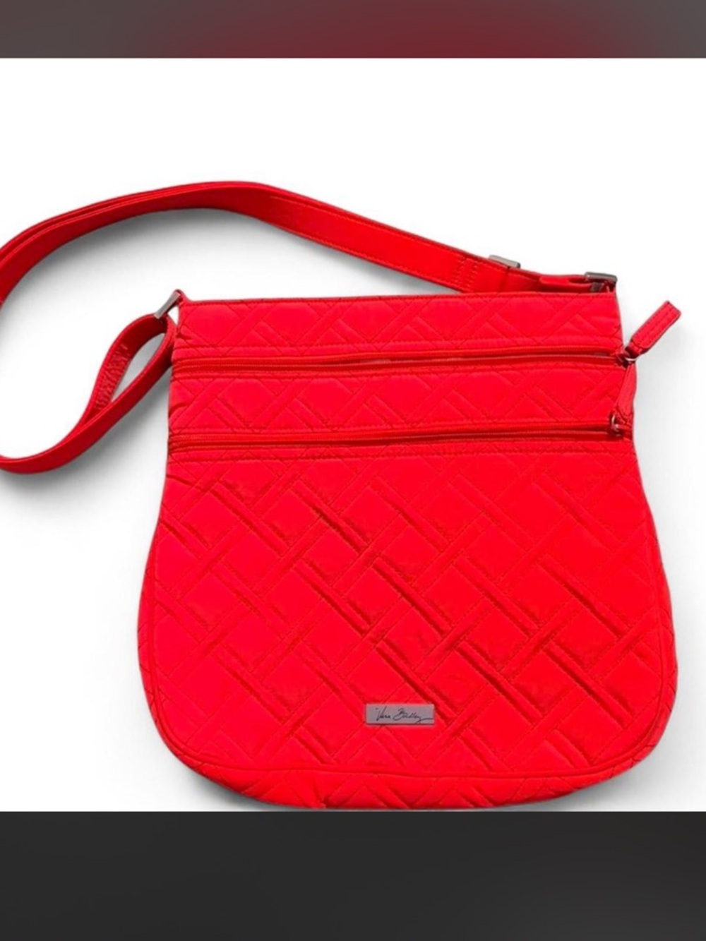 Vera Bradley Red Quilted Crossbody Bag